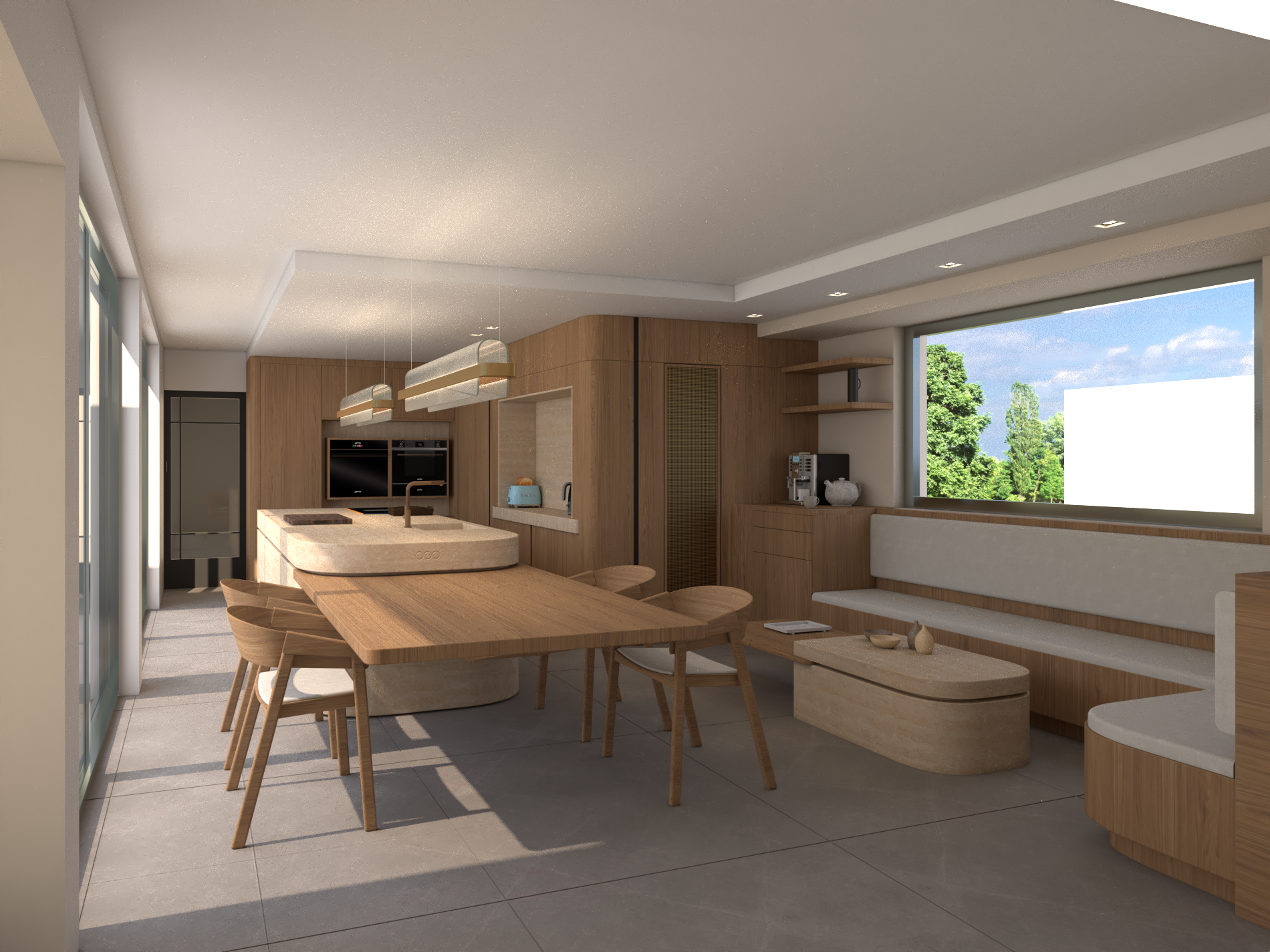 Salon contemporain