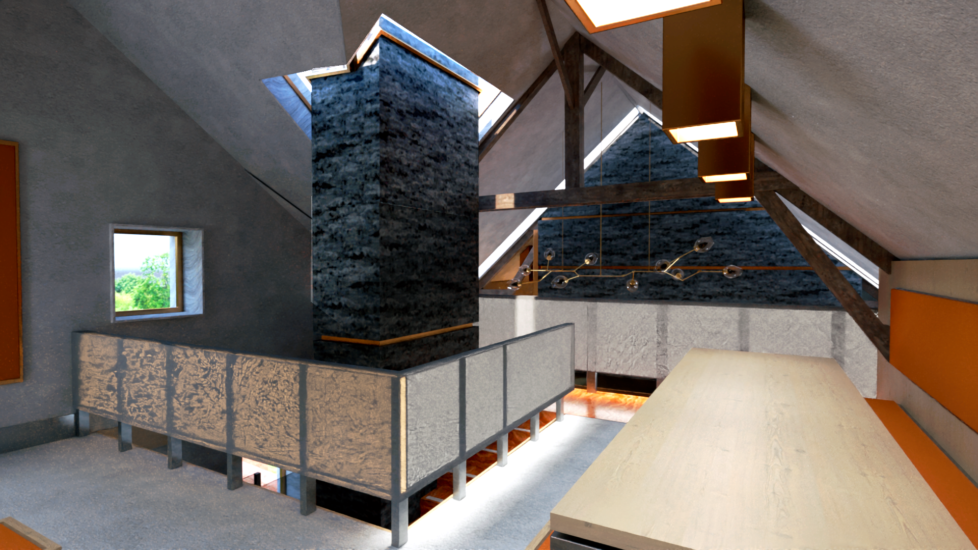 garde corps sur mesure restaurant pierrade